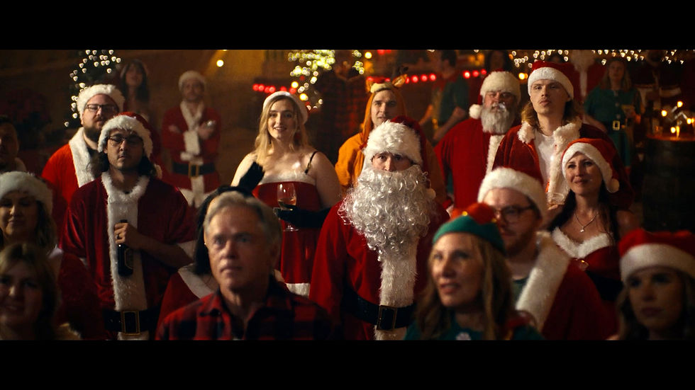 A production still from the movie Silent Night, Deadly Night (2025)