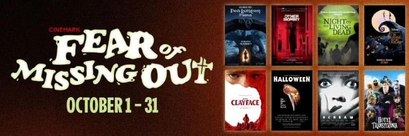 An image promoting Cinemark's Fear