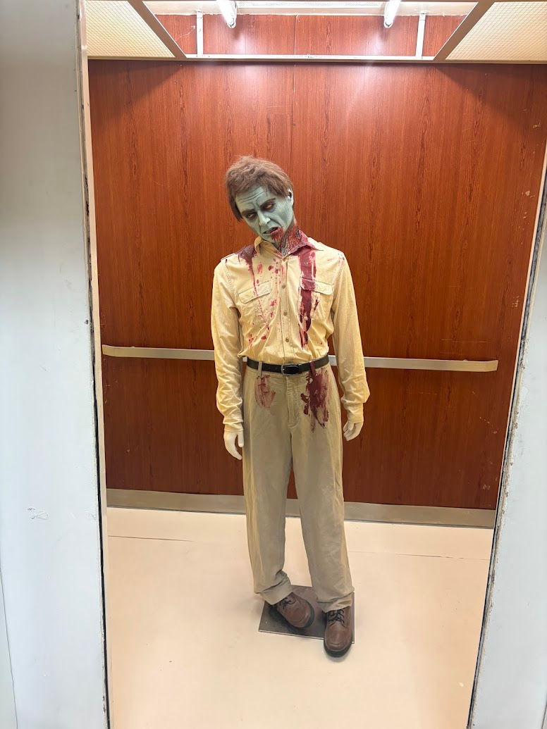 An image of a zombie from The Living Dead Museum in Pittsburgh, PA