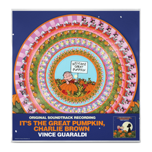 An image of a vinyl record for It's the Great Pumpkin, Charlie Brown soundtrack.