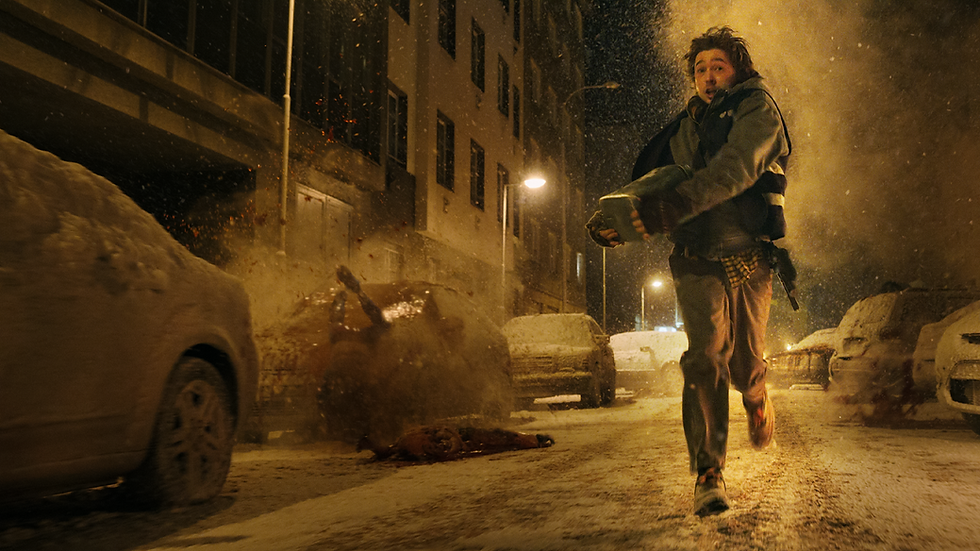 A production still from Zach Creggar's adaptation of Resident Evil.
