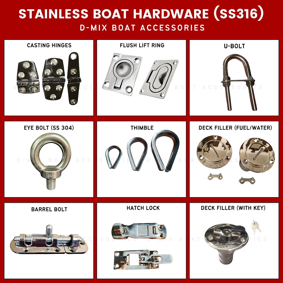 Thumbnail: BOAT HARDWARE (Stainless 316)