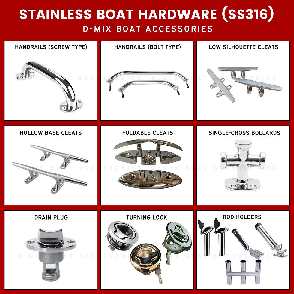 Thumbnail: BOAT HARDWARE (Stainless 316)