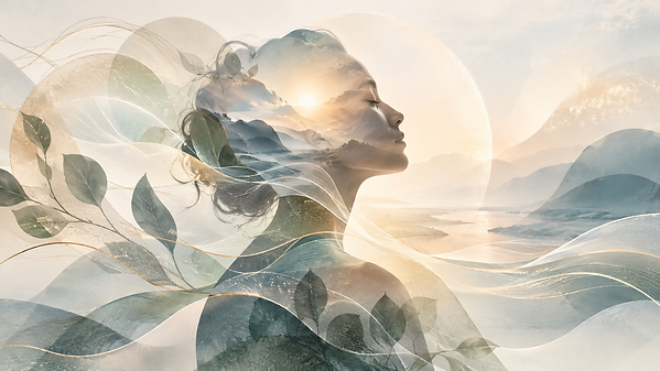 Soft abstract image representing subconscious patterns, thoughts, and emotional awareness.