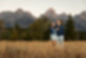 An engagement photo of a couple in Jacks