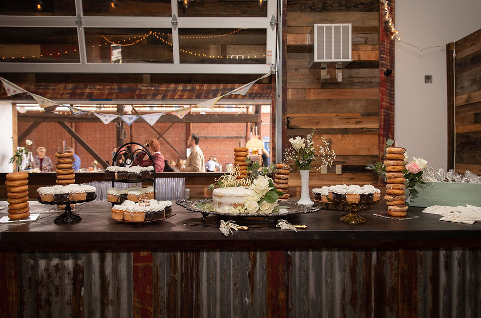 dessert table