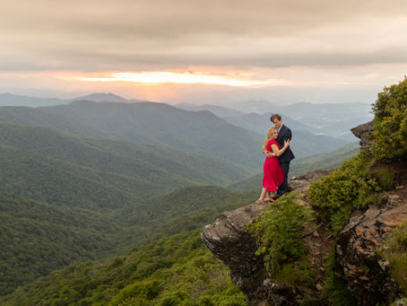 Craggy Gardens Engagement Session: C + J