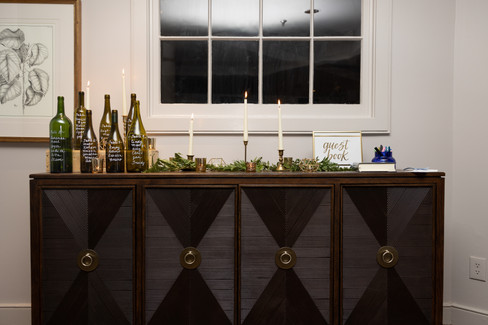 wedding welcome table