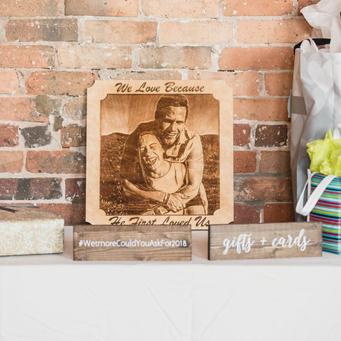 wedding welcome table