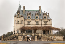 Rainy Biltmore Engagement