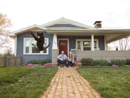 Asheville Front Porch Engagement: E + M