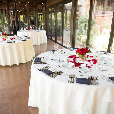 reception tables