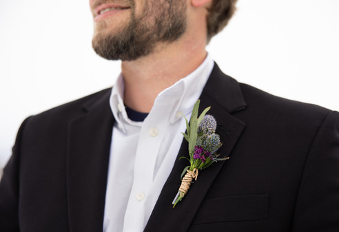 groom's boutonniere 