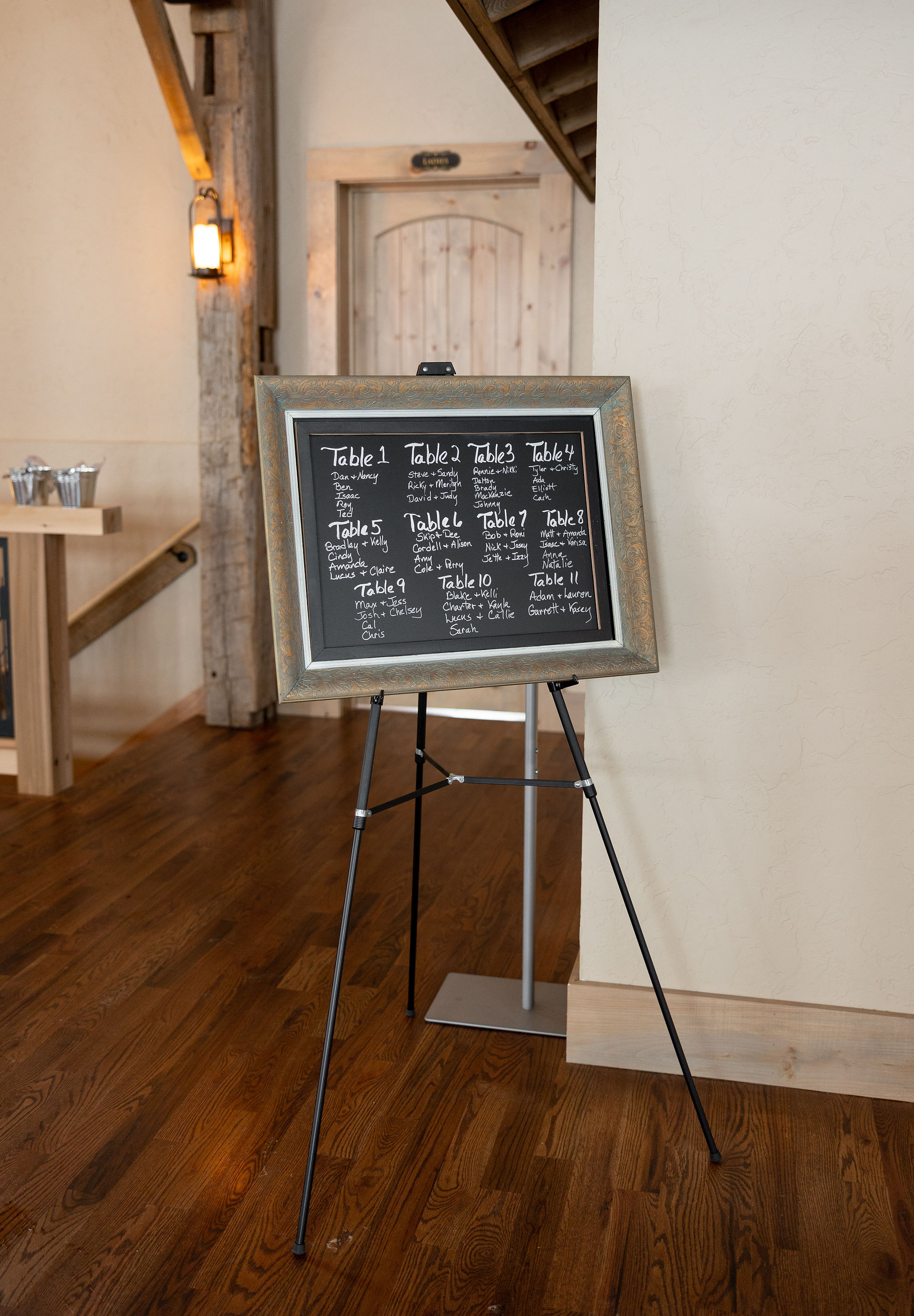 wedding seating chart