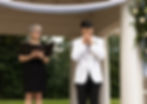 The groom cries when he sees his bride for the first time.