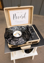 wedding guest sign in table