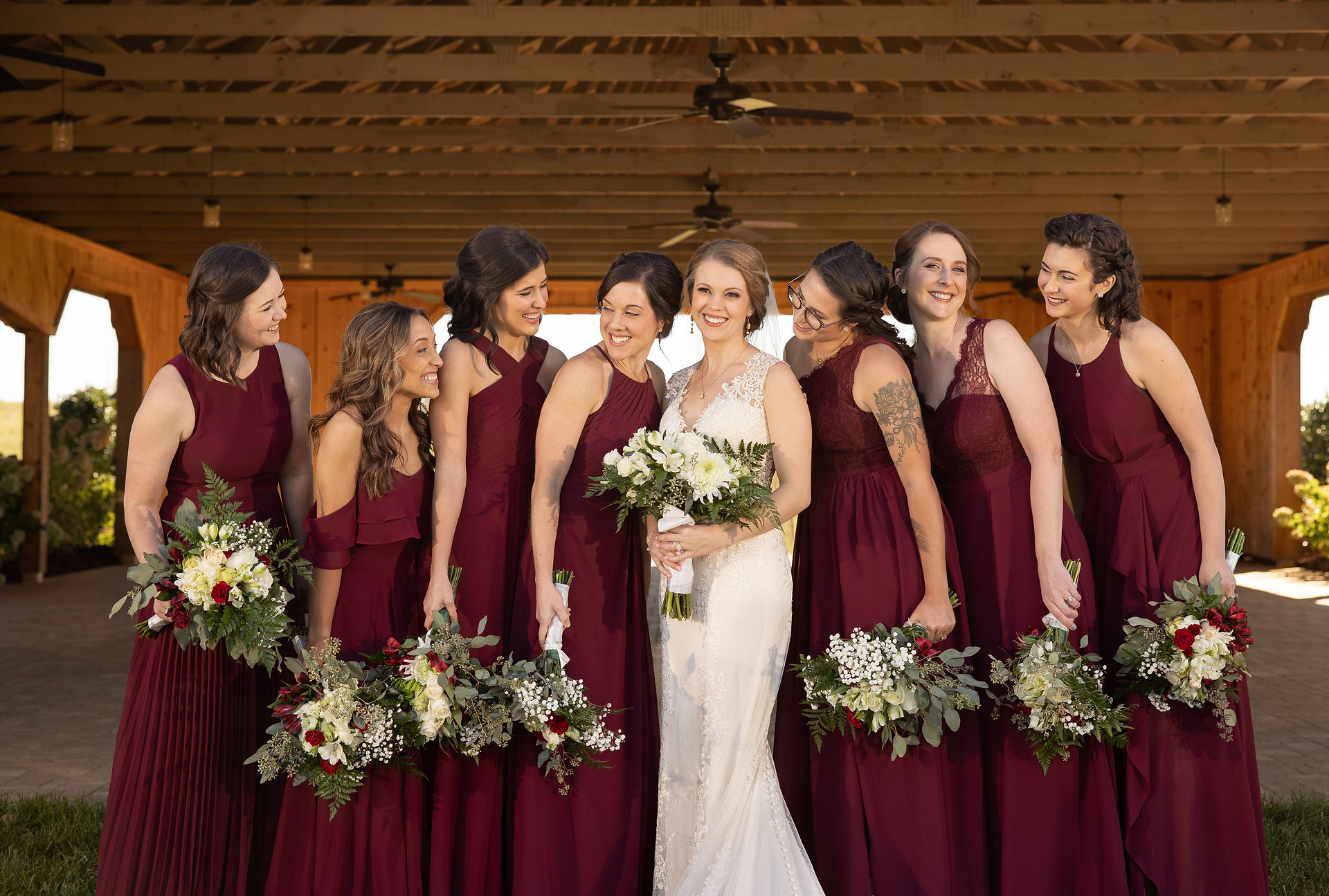 bridal party portrait 