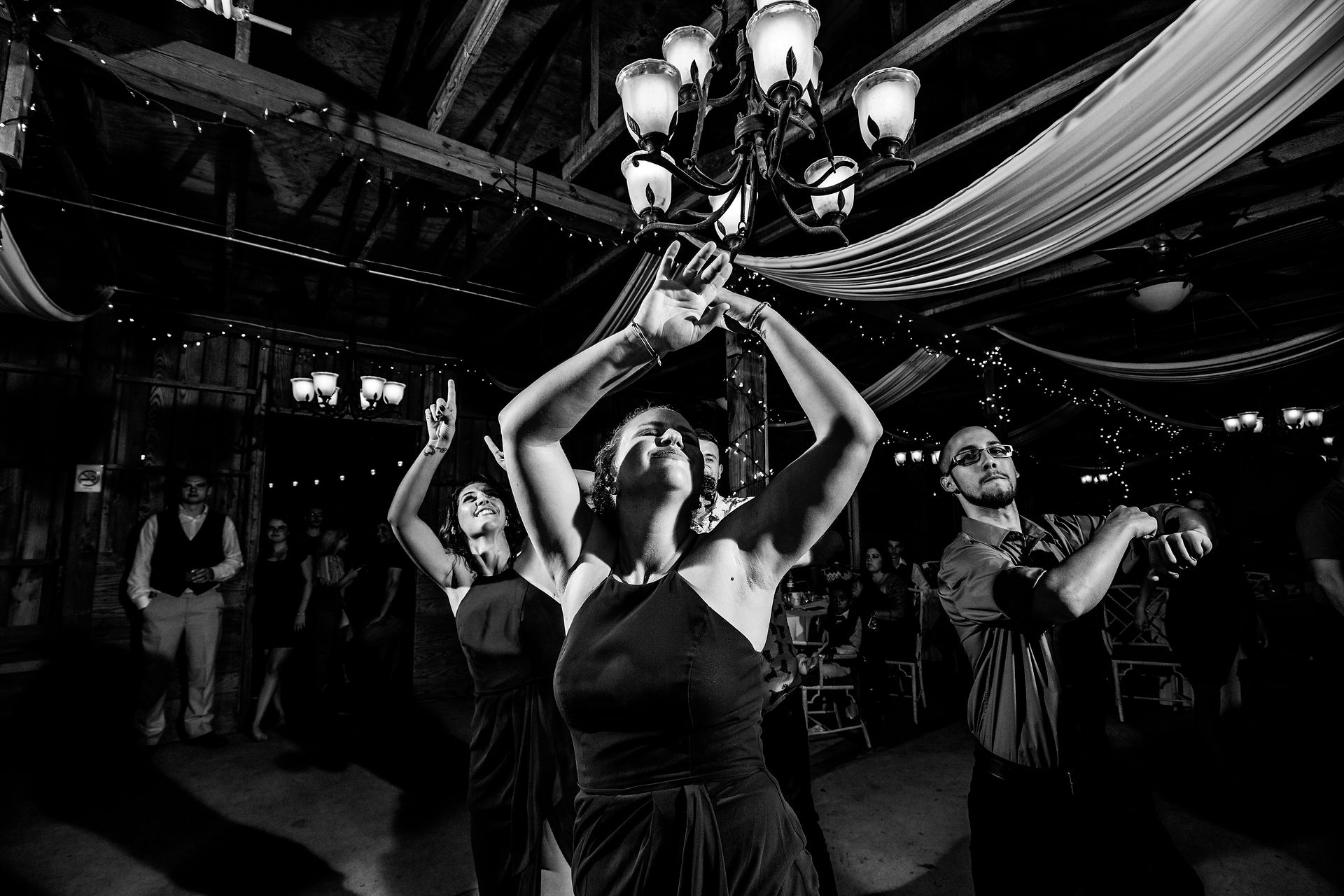 bridesmaid dancing 