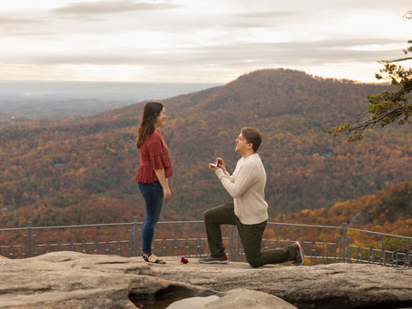 Surprise Proposal at Chimney Rock : A + D