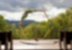 hexagon wedding backdrop