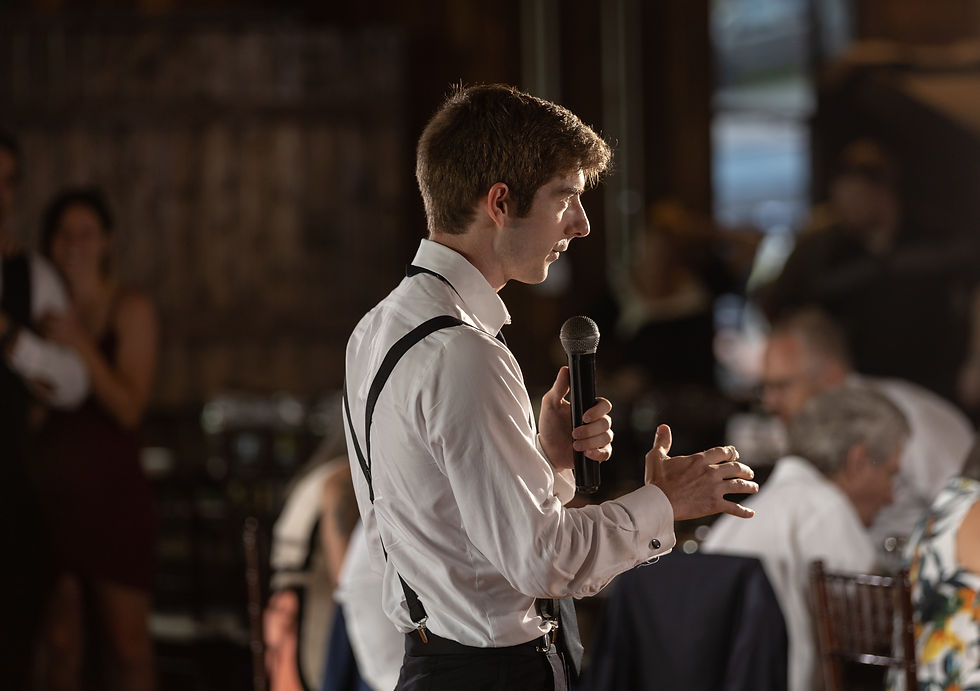 best man giving speech