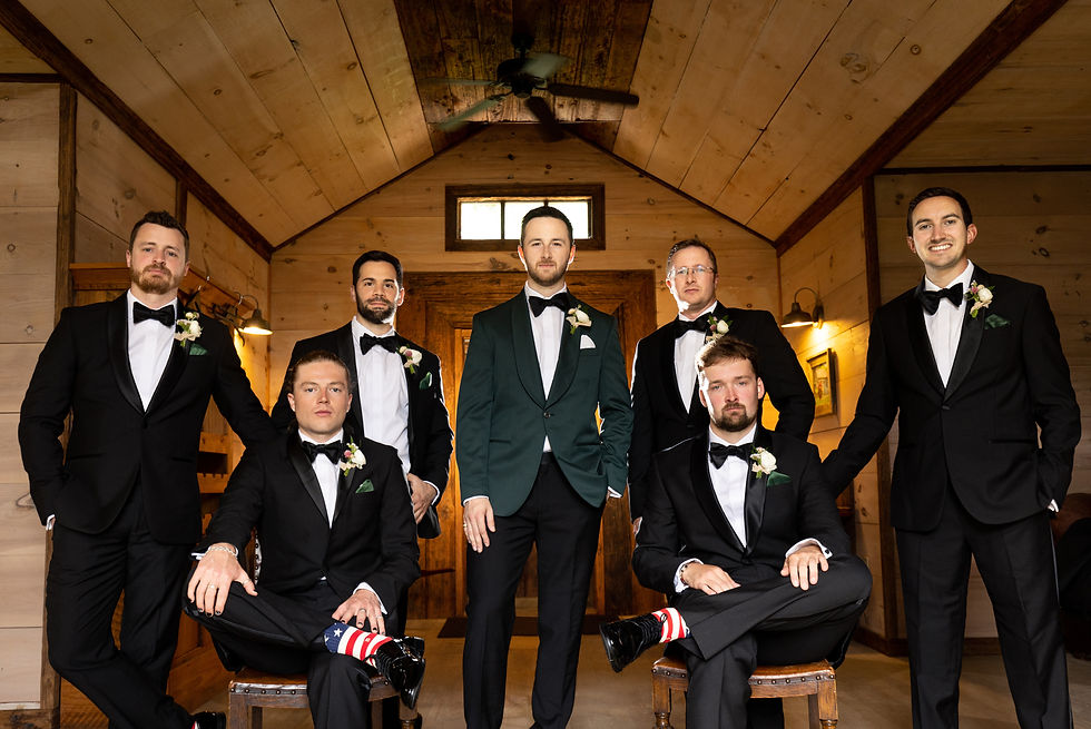 groomsmen portrait