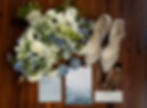 light blue wedding details