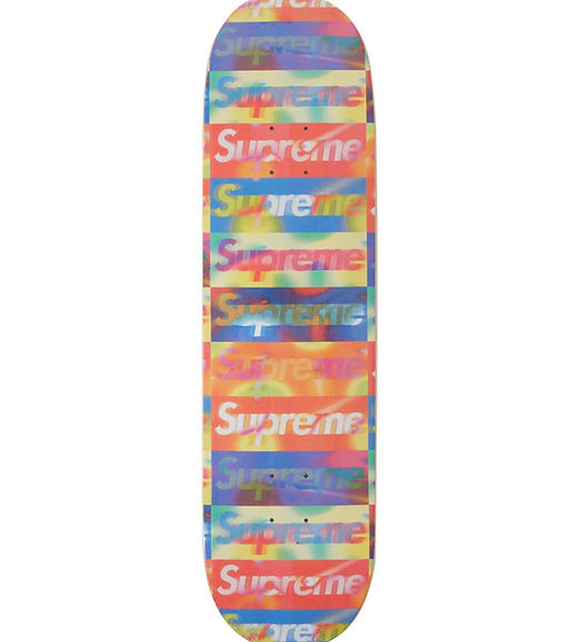 Supreme Distorted Logo Skateboard Deck Yellow | website