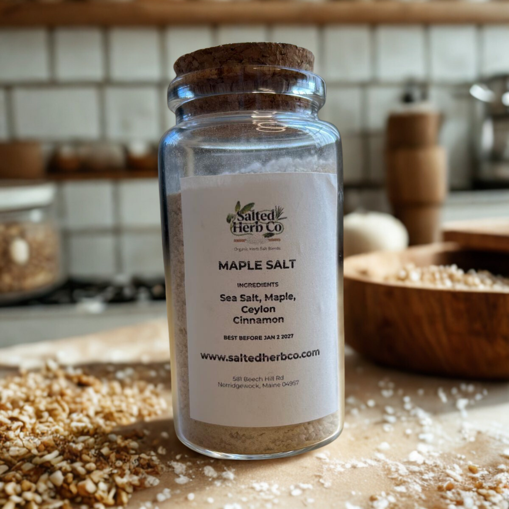 Maple Cinnamon Salt 4 oz