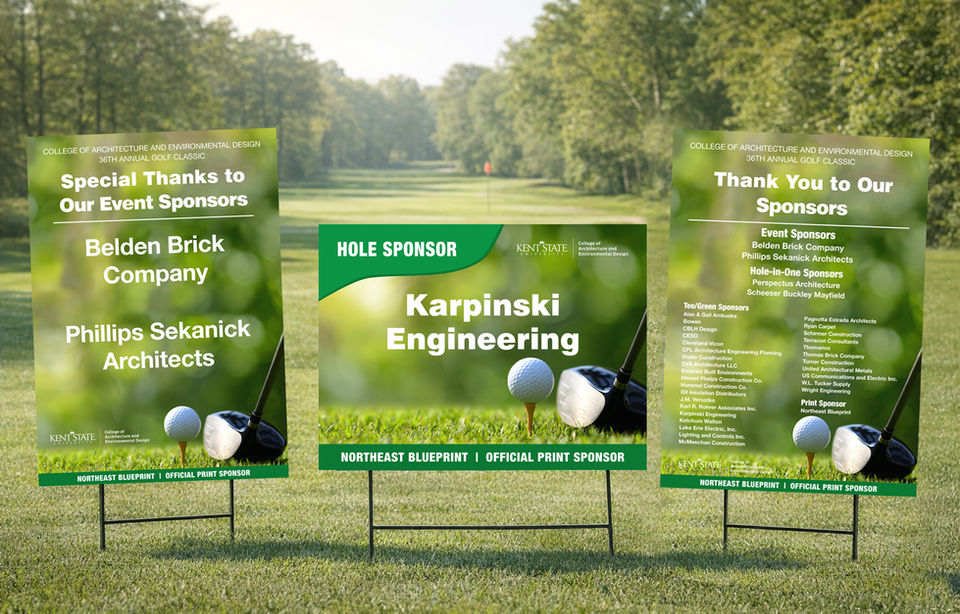 Golf signage
