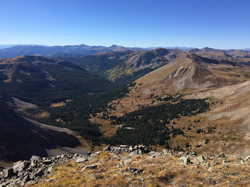 Tomichi Valley from Monumental Peak