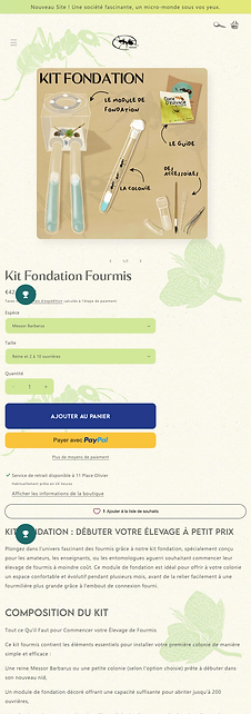 Shopify for arthropods store 4