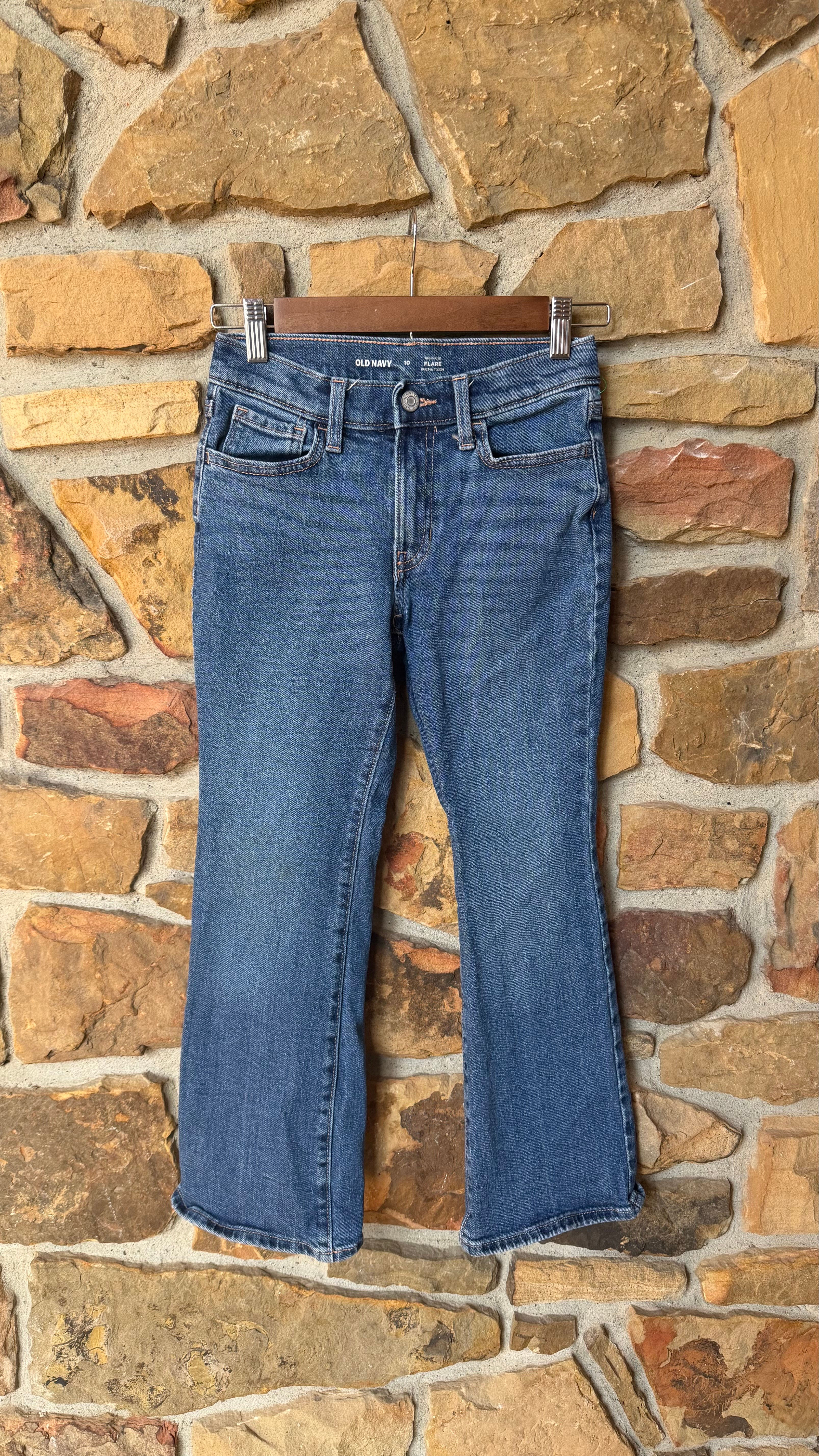 Girls Flare Denim Jeans- 10