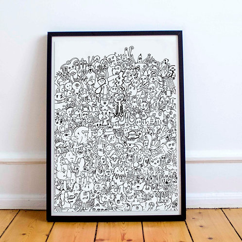 Poster "Monstros"