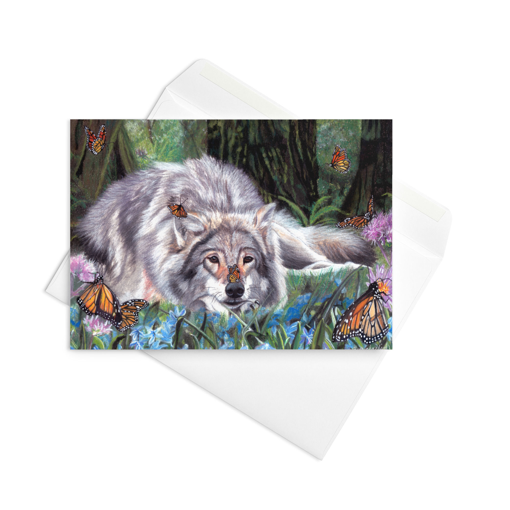 Butterfly Kisses - Greeting Card