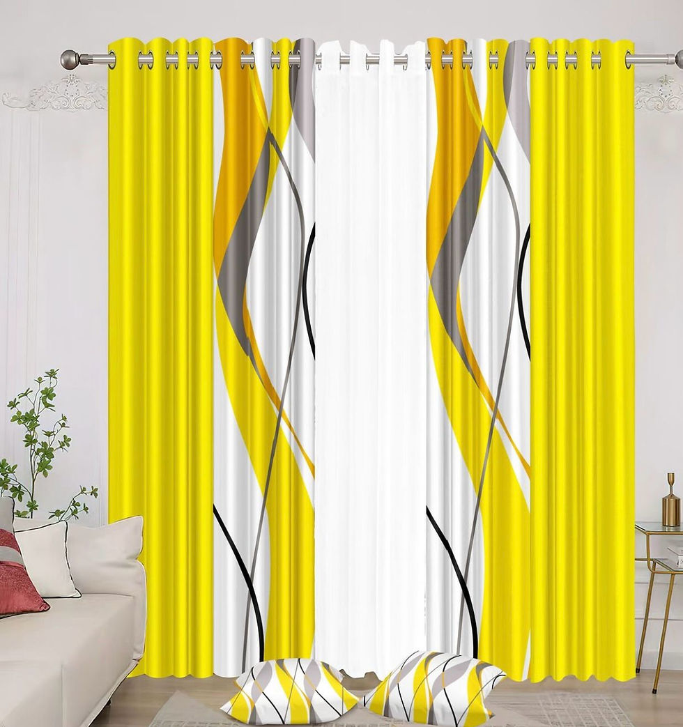 Thumbnail: 7 pcs curtains sets