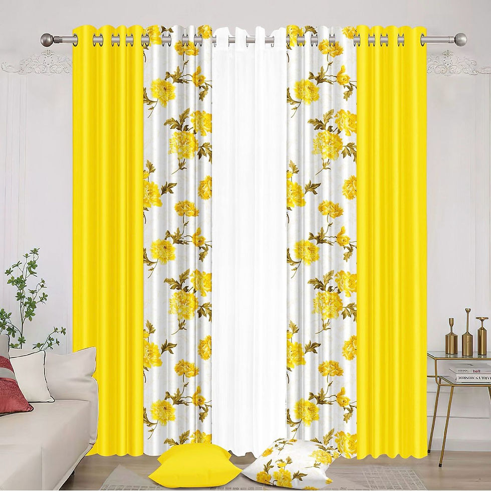 Thumbnail: 7 pcs curtains sets