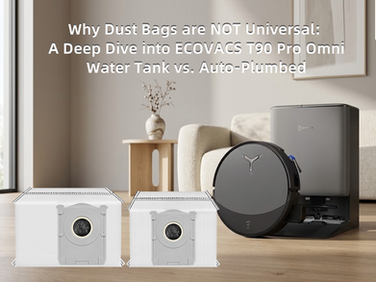 Why Dust Bags are NOT Universal: A Deep Dive into ECOVACS T90 Pro Omni (Water Tank vs. Auto-Plumbed)