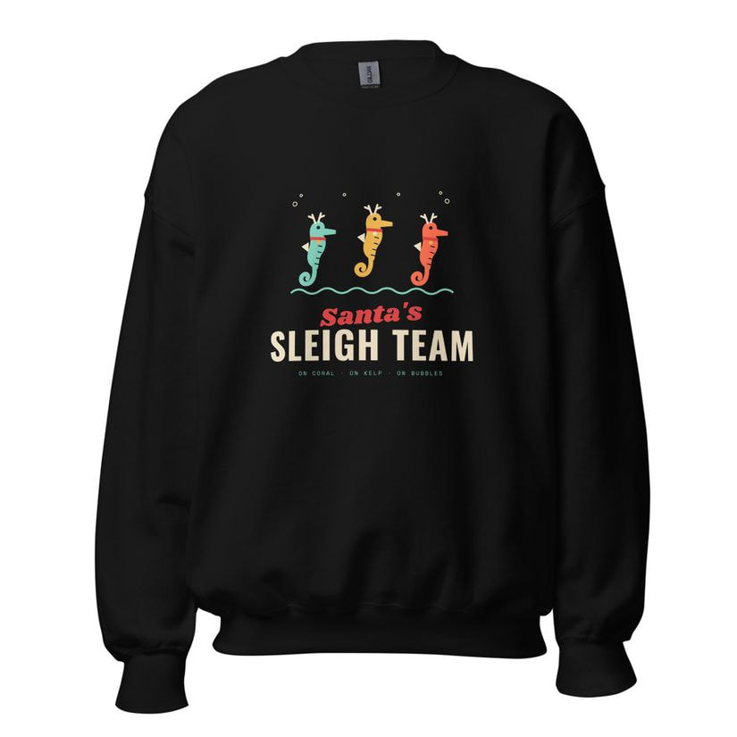 Santa's Sleigh Team Crewneck