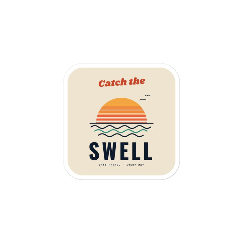 Catch the Swell Sticker