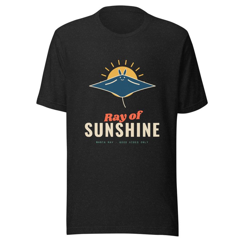 Ray of Sunshine Manta Ray Tee
