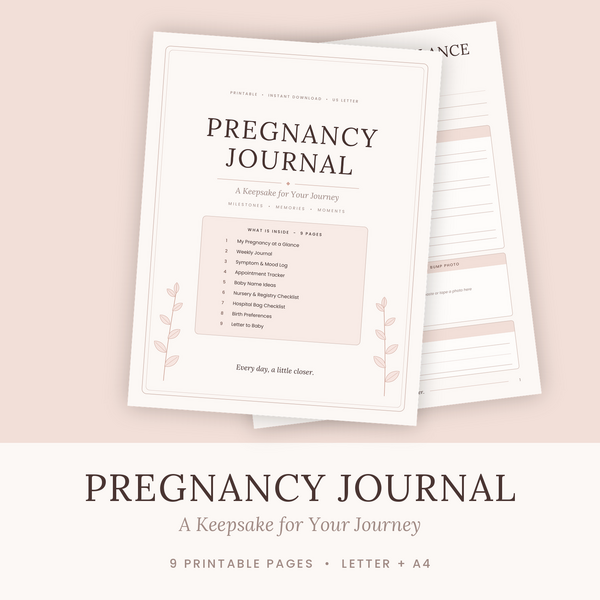 Pregnancy Journal printable