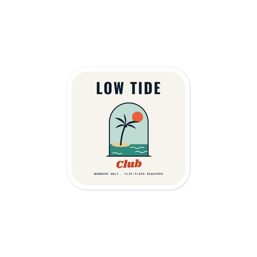 Low Tide Club Sticker