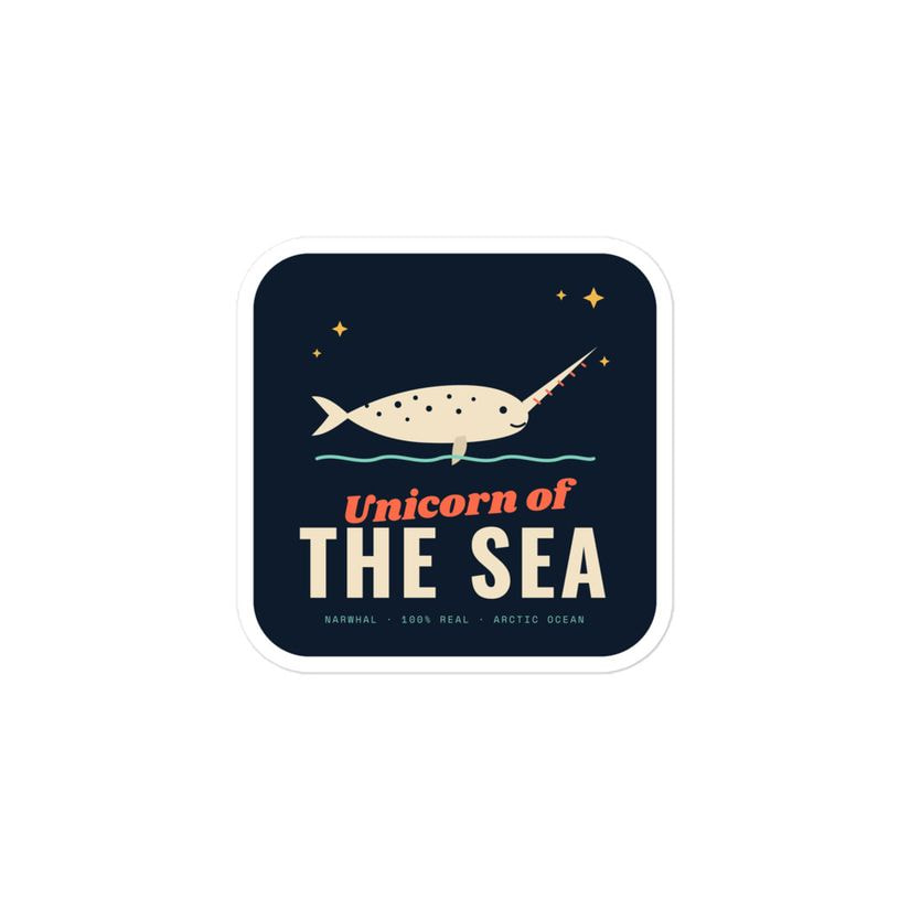 Unicorn of the Sea Sticker