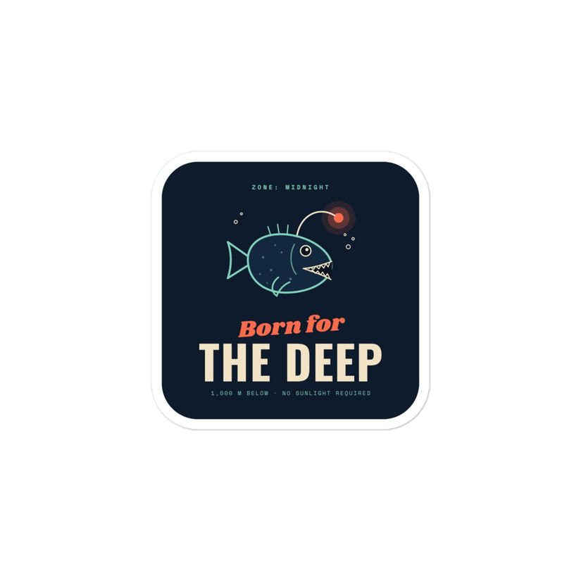 Born for the Deep Sticker