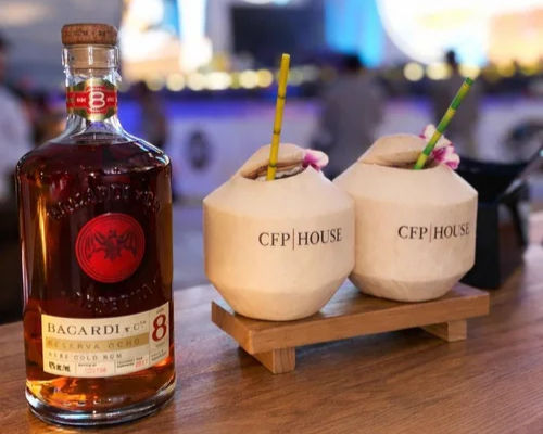 Palma custom branded coconuts supplied to restaurants in Toronto