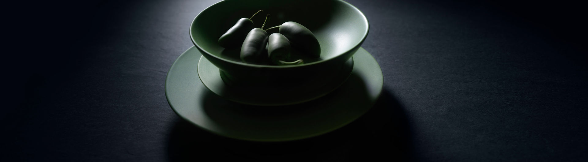 Still-life photography "Jalapeños", Fine art still-life photography by Chris Hutter