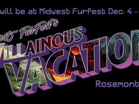 Our artist will have a table at Midwest Fur Fest!