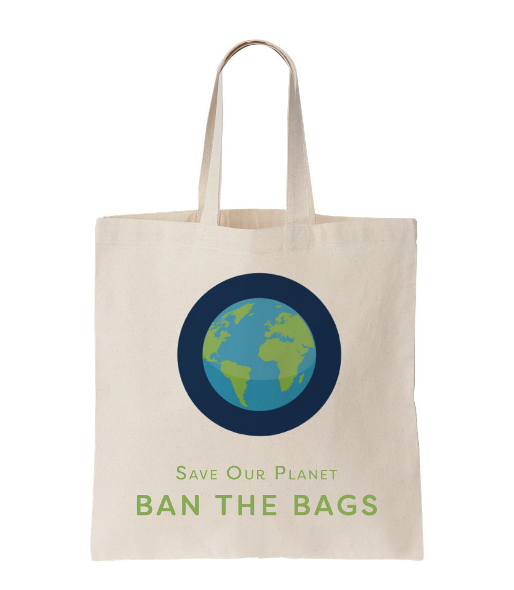 Large Save Our Planet Tote Bag