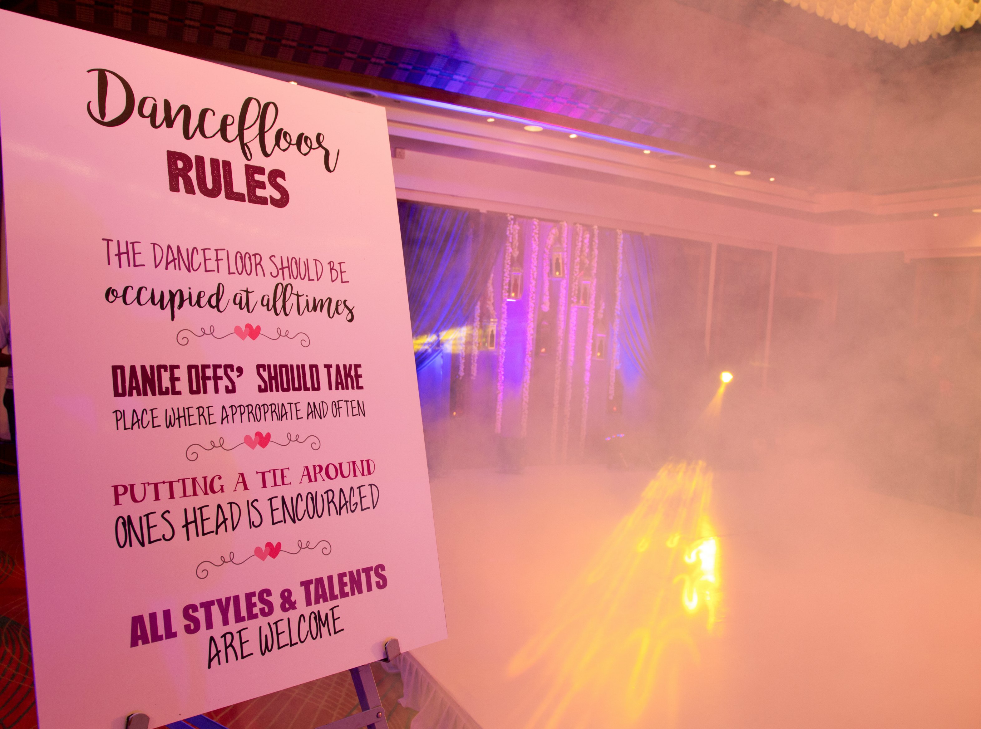 Dance Floor Rules!